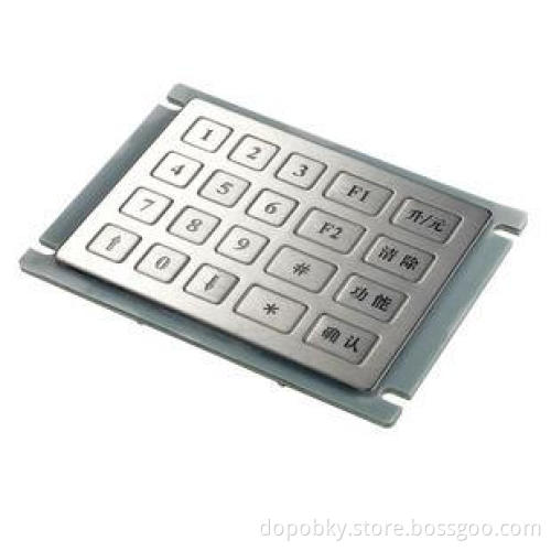 20 Keys Vandalproof Pinpad for ATM and kiosk with interface